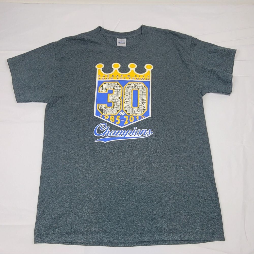 Kansas City Royals T-Shirt Mens Large. Vintage Single Stitch MLB‎  Champions Tee